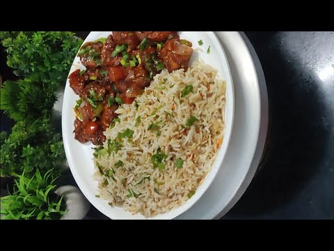 Cilli Chicken Recipe With Veg Fried Rice Restaurant Style