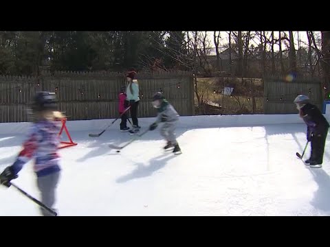 Homemade ice skating rink expands after Delco dad built it a year ago