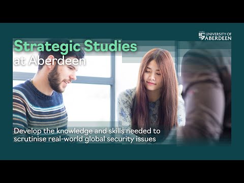 Strategic Studies at Aberdeen