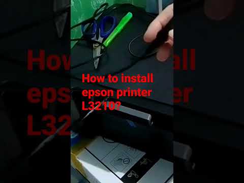 how to install Epson printer L3110?