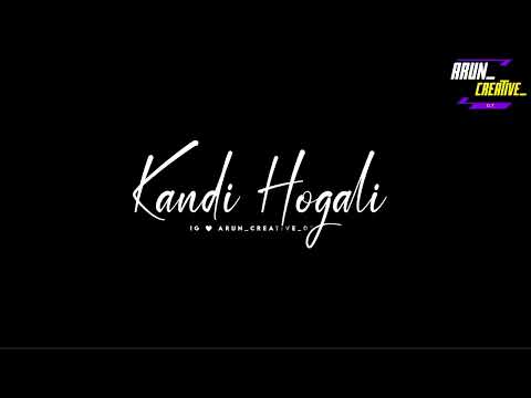 Kavya Kannikeya | Kannada Black 🖤 Screen Video | Song Lyrics | WhatsApp Status Videos | Arun