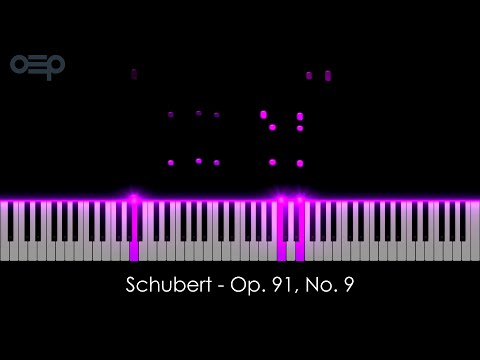 Schubert - Waltz in A Minor, D. 924, Op. 91, No. 9