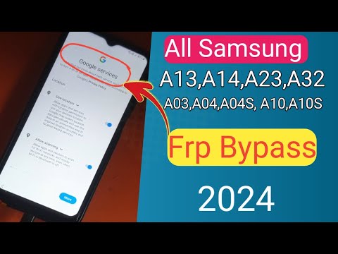 Frp bypass Samsung A12/A13/A14/A03/A32/A33 Android 13 -2024