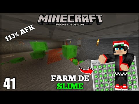 FARM DE SLIME 113% AFK - MINECRAFT SURVIVAL 1.19 #41 ( MINECRAFT BEDROCK )