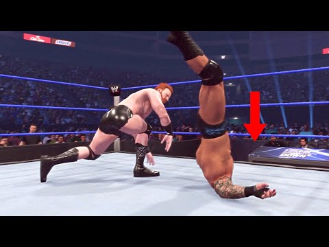 Perfect Selling Animations in WWE 2K22