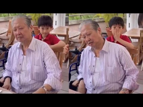 71歲洪金寶太滄桑，其孫子黑眼圈嚴重引擔憂！