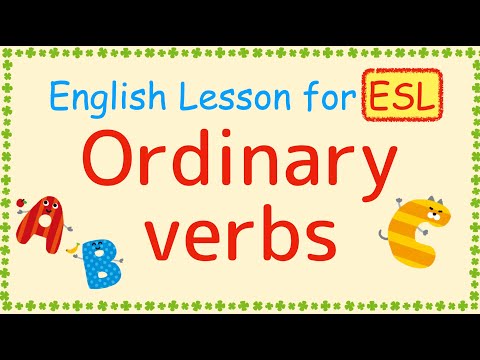 日本の英語教育カリキュラムに沿って英文法をオールイングリッシュで説明★Lesson 2★一般動詞　中１英語