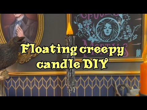 Let’s make a creepy floating candle!