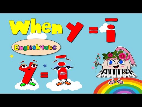 The Letter Y / Long Vowel i  / English4abc / Phonics Song!