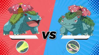 Venusaur Solar Beam vs Venusaur Petal Dance