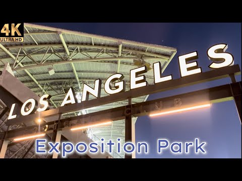 Exposition Park (Summer Evening Edition) 🌅 | Los Angeles, California  [4K] 🇺🇸