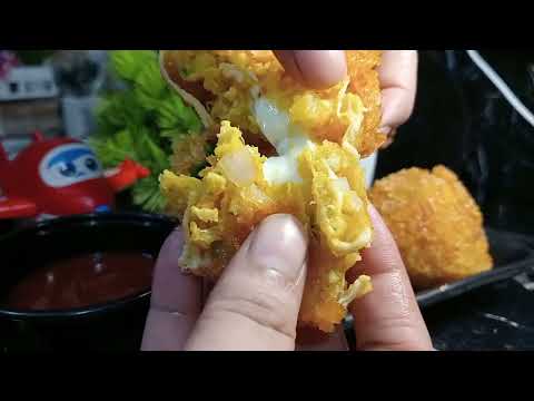 Chicken cheese balls | Cheese Chicken balls | Party snacks chicken cheese balls