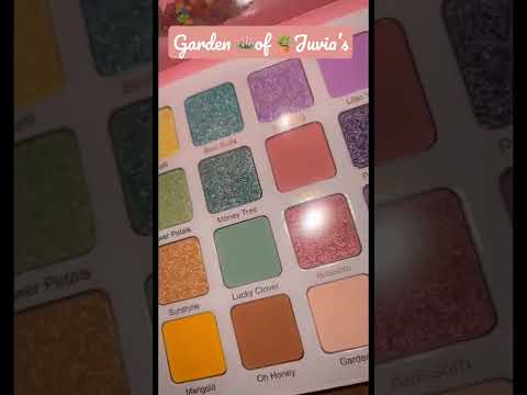 Garden Of Juvia’s Palette #wocmakeup #juviasplace #blackmakeup #makeuptransformation #tiktokmakeup