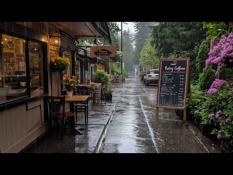 Rain Outside The Coffee Shop - The Perfect Ambience for Relaxation and Peaceful Moments