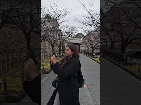 Walking towards Kenroku-en Gardens from Kanazawa Castle Park