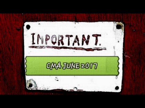 Cma Imp Topics for JUNE 2017