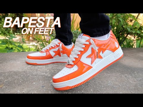 A Bathing Ape BAPESTA On Feet!