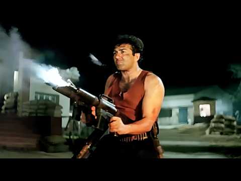 सनी देओल | घायल एक्शन क्लाइमेक्स सीन | Sunny Deol, Meenakshi Seshadri | Ghayal