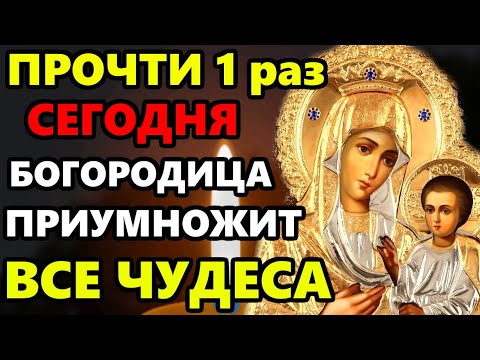 ВКЛЮЧИ МОЛИТВУ! СЕГОДНЯ ПРИУМНОЖАТСЯ ВСЕ ЧУДЕСА! Сильная Молитва Богородице! Православие