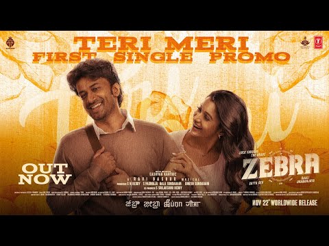 Teri Meri Kannada Song Promo | Zebra | Satya Dev,Daali Dhananjaya | Ravi Basrur | Eashvar Karthic