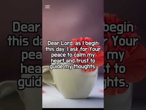 Christian Daily Morning Prayer for Peace and Trust