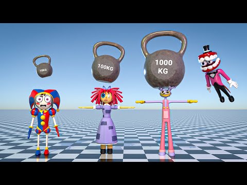 THE AMAZING DIGITAL CIRCUS vs 1000KG 🎪😀