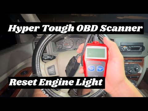 Hyper Tough HT309 OBD2 Code Reader - How To Reset Engine Light