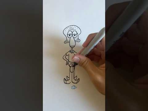 How to Draw Squidward 🦑