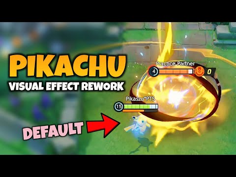 Pikachu visual effect Rework or new skin gets Leaked ? Pokemon Unite