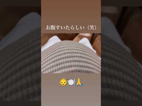 【妊娠8ヶ月】お腹が空いたらしい我が子👶食事にしますか☺️