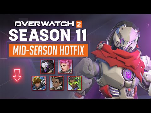 Recent Tank Patch NERFED 3 days later | Overwatch 2 - MID SEASON 11 Hotfix Patch