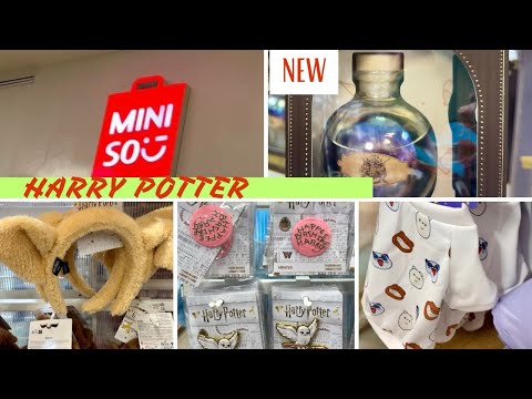 NEW Harry Potter line at Miniso super fun #browsewithme #minisovlog #asmrshopping #minisofinds