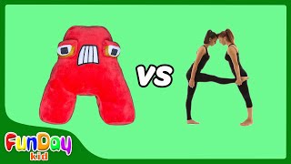 Alphabet Lore Vs Human Alphabet | Learn Letters with Alphabet Lore and Human Alphabet | @FunDayKid ​