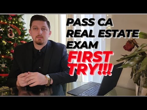 HOW TO PASS 2024 CA REAL ESTATE EXAM FIRST TRY! (Other States Apply)