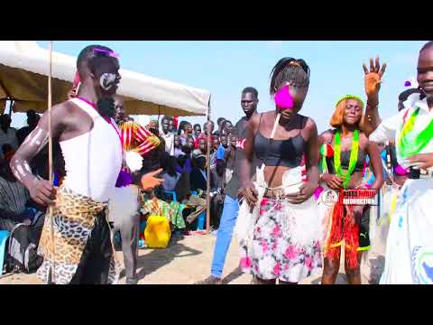 Naath cultural group performance during world cultural day in Bortown