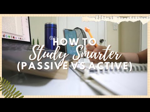 how to study smarter 🧠 passive studying vs active recall / study tips (philippines)