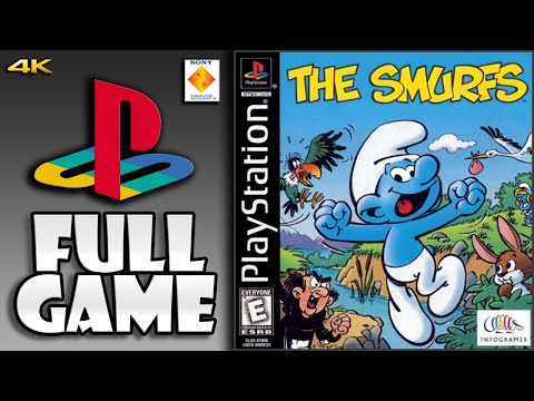 The Smurfs (PS1) - Full Game Walkthrough / Longplay [4K 60ᶠᵖˢ UHD]