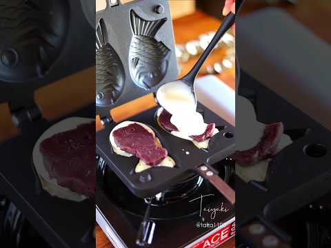 薄皮たい焼き｜komugikodaisuki #shorts #cooking