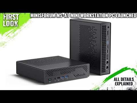 MINISFORUM MS-A1 Mini Workstation Mini Barebone PC Launched - Explained All Spec, Features And More