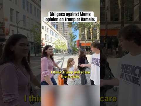 Girl goes MAGA against Mom!