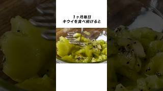 1週間毎日キウイを食べ続けると体に信じられない事が起きる