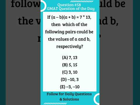 GMAT Question #gmat#gmatfocus #gmatprep  #shorts #maths #exam#gmatproblemsolving #onlinetutor