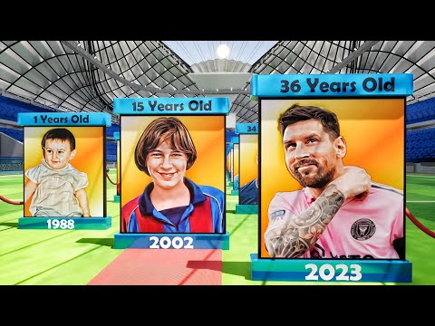 Lionel Messi - Transformation of AGE From Zero to HERO ►3D COMPARISON