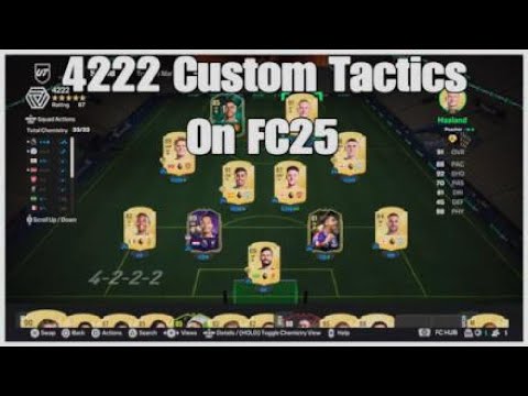 "Post Patch" Best Meta 4222 Formation And Custom Tactics On FC25 🔥😵