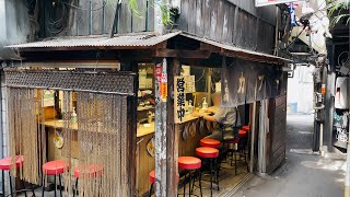 [ENG SUB]【うなぎ串専門】鰻の頭から尻尾まで1,850円で”一通り”（Grilled Eel skewers）【創業1948年】新宿思い出横丁・鰻の串焼きカブト（UNAGI）自慢の7本コース！