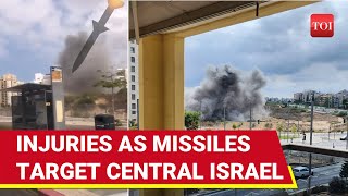 Central Israel Under Attack: Injuries In Tel Aviv Suburbs In M90 Missile Attack From Gaza | Watch