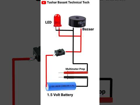 Continuity light Tester Connection DIY Project #shorts