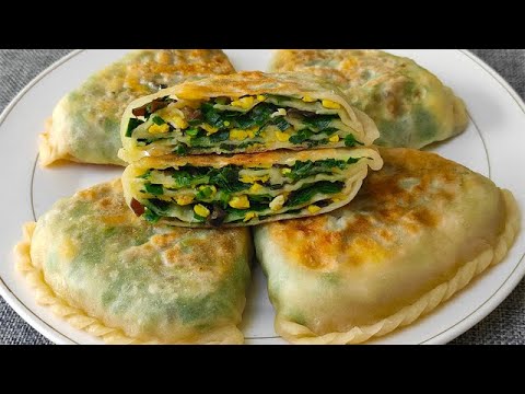 Delicious Chive Pockets Recipe—Thin Skin, Generous Filling, Layered, Beautiful, and Irresistibly