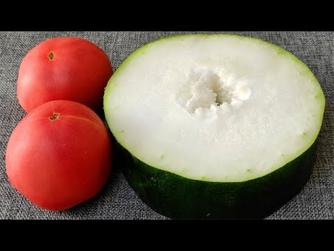 Tomato and Winter Melon: A Perfect Match! A Delicious Recipe We Eat 7 Times a Week!