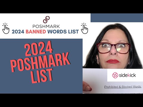 Poshmark banned items + words that can get your listing removed or unpublished